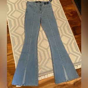 NWT Hollister Light Blue Flare Jeans
